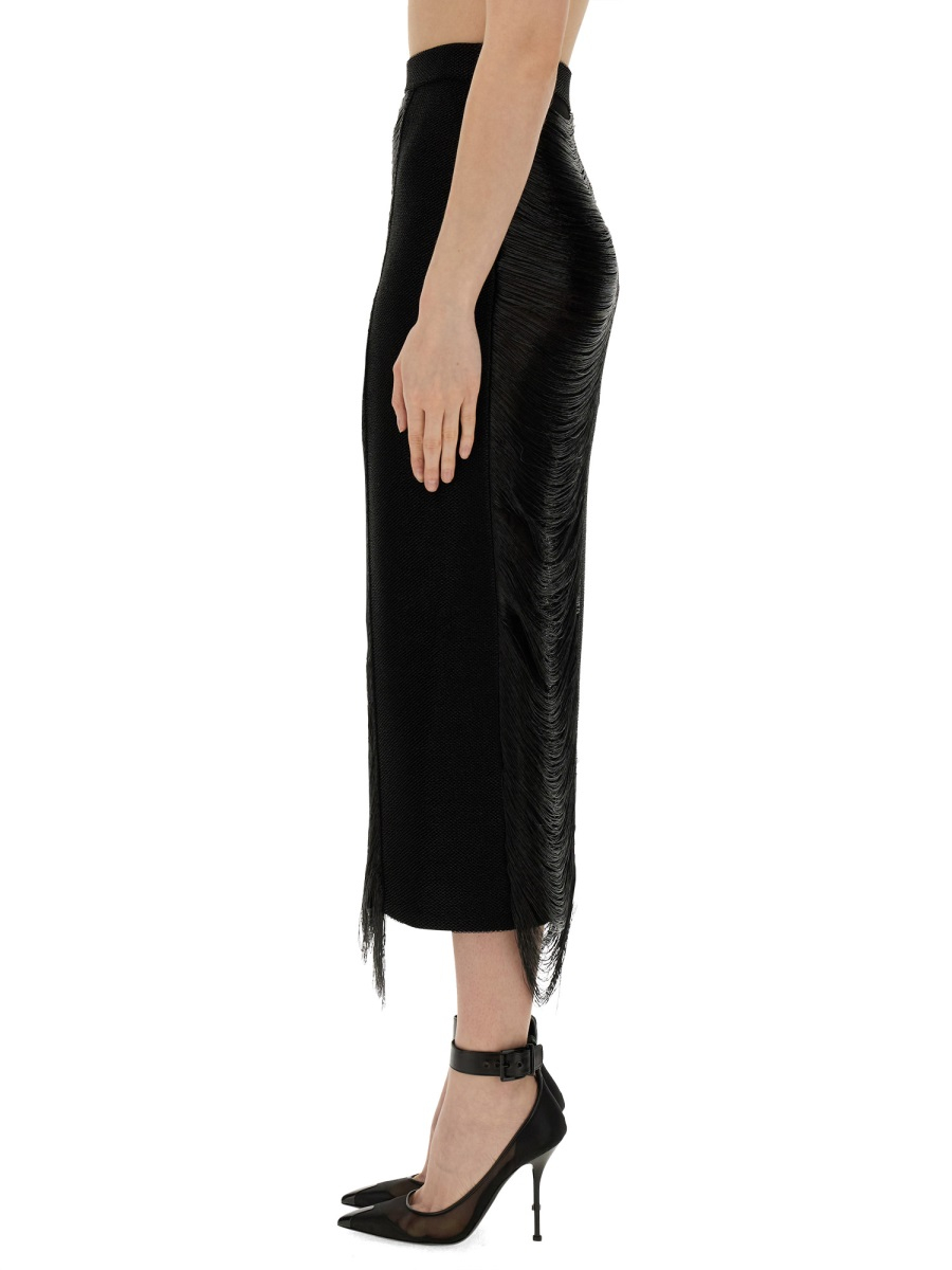 [Alexander McQueen] Long skirt SS24 791072_Q1A9M1000