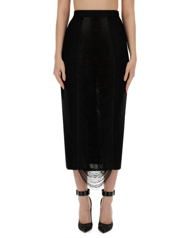 [Alexander McQueen] Long skirt SS24 791072_Q1A9M1000