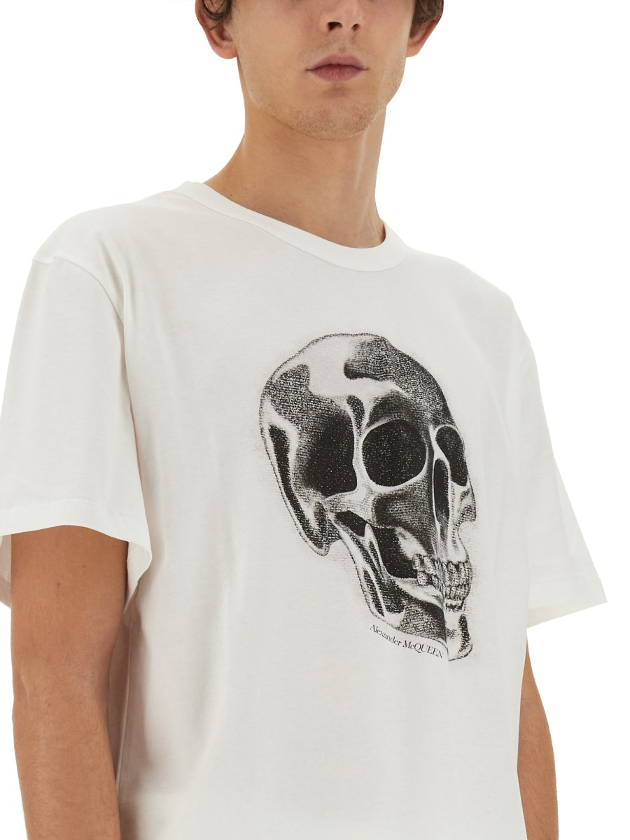[Alexander McQueen] T-shirts Short Sleeve SS24 776351_QTAAQ0909