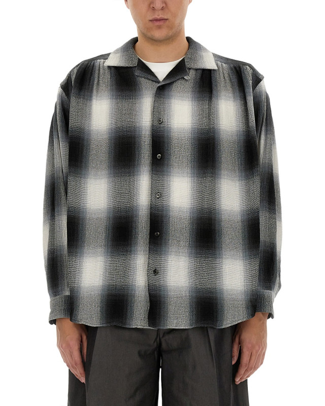 [AiE] Shirts Long Sleeve SS24 OT729_A-WHITE/BLACK