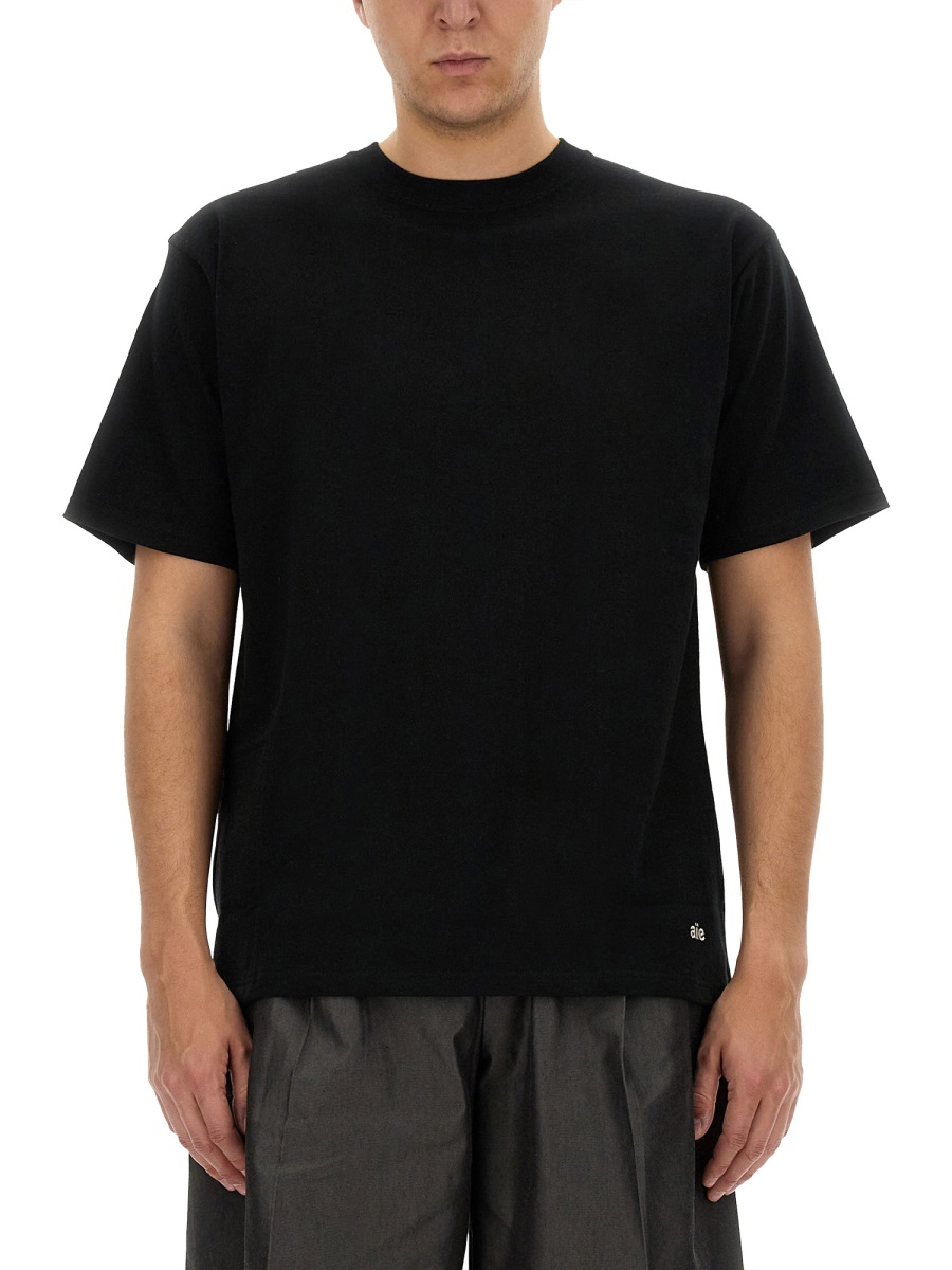 [AiE] T-shirts Short Sleeve SS24 OT747_D-BLACK