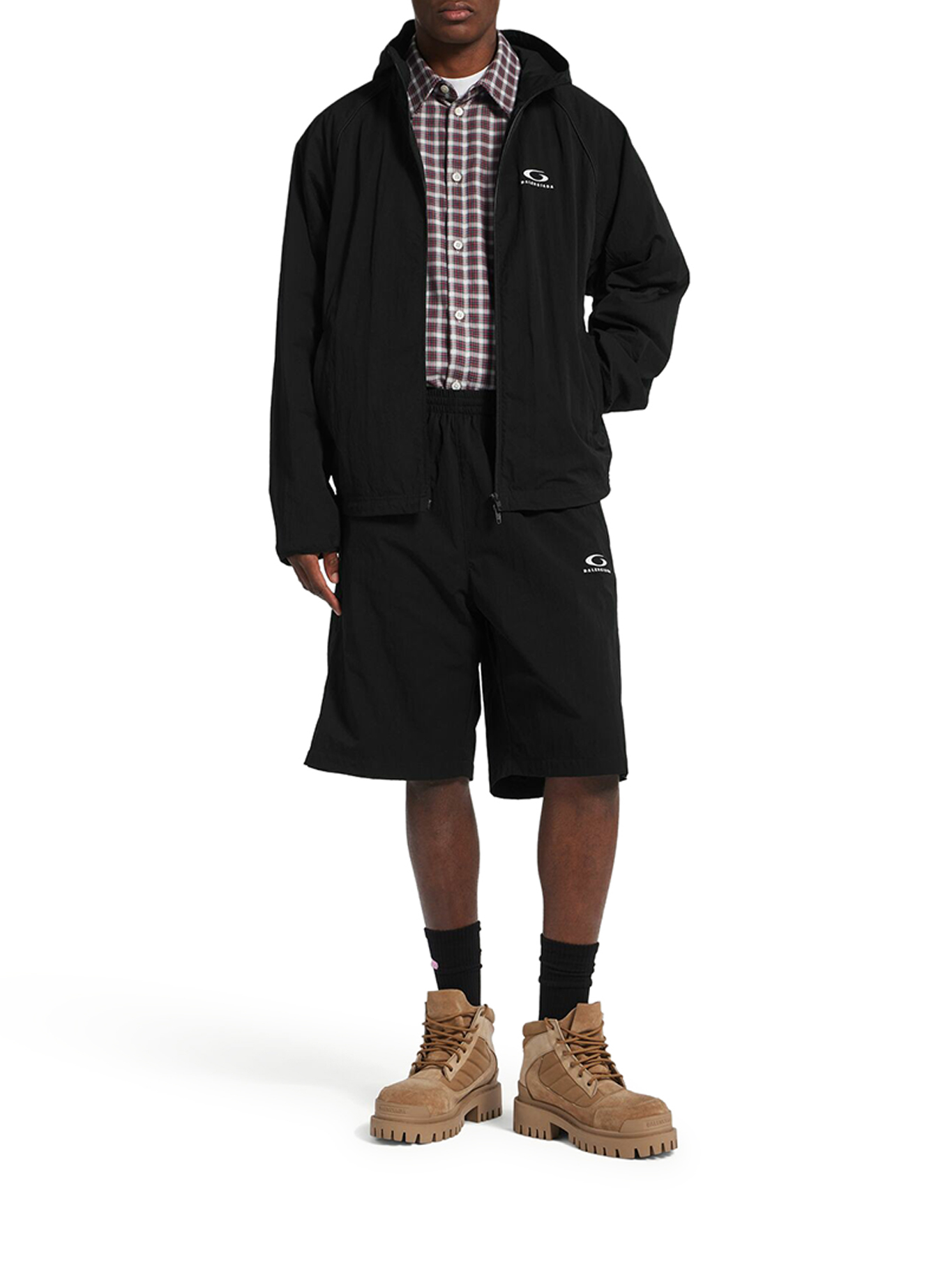 [Balenciaga] Zip up SS26 866529TUO051000 BLACK