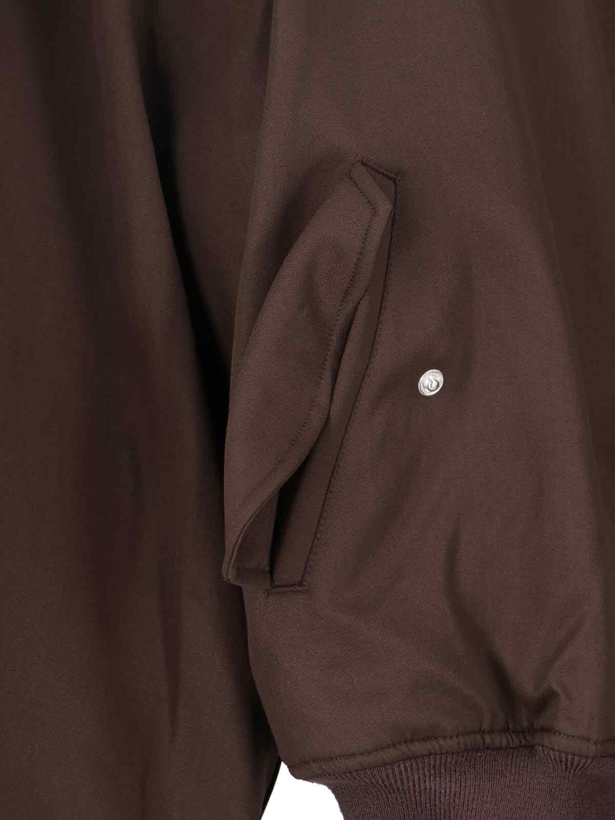[Entire Studios] Bomber Jacket FW25 ESU W25 1048 DBDARKBROWN