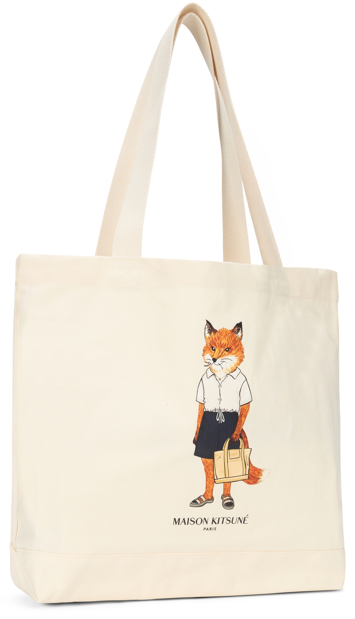 [MAISON KITSUNE] Tote bag SS26 QU05108WW9042_P700