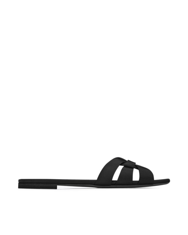 [Saint Laurent] Slippers SS26 571952BDA001000 BLACK