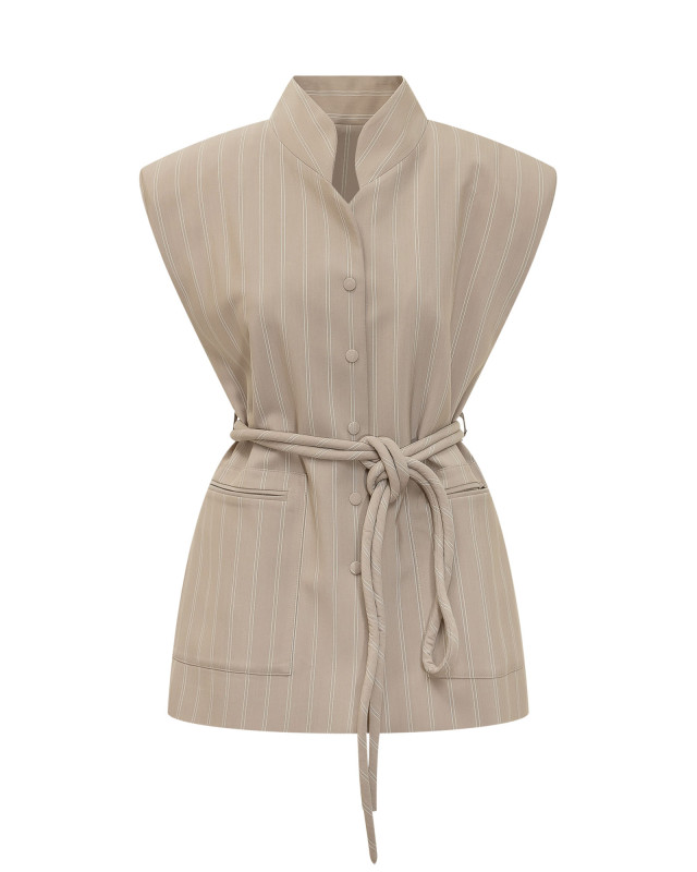 [MOM'S PANTS] Vest SS26 155 BEIGE