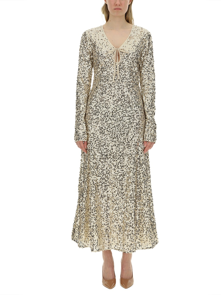 [Rotate Birger Christensen] Long sleeve dress FW24 1126261531_BCR15181531