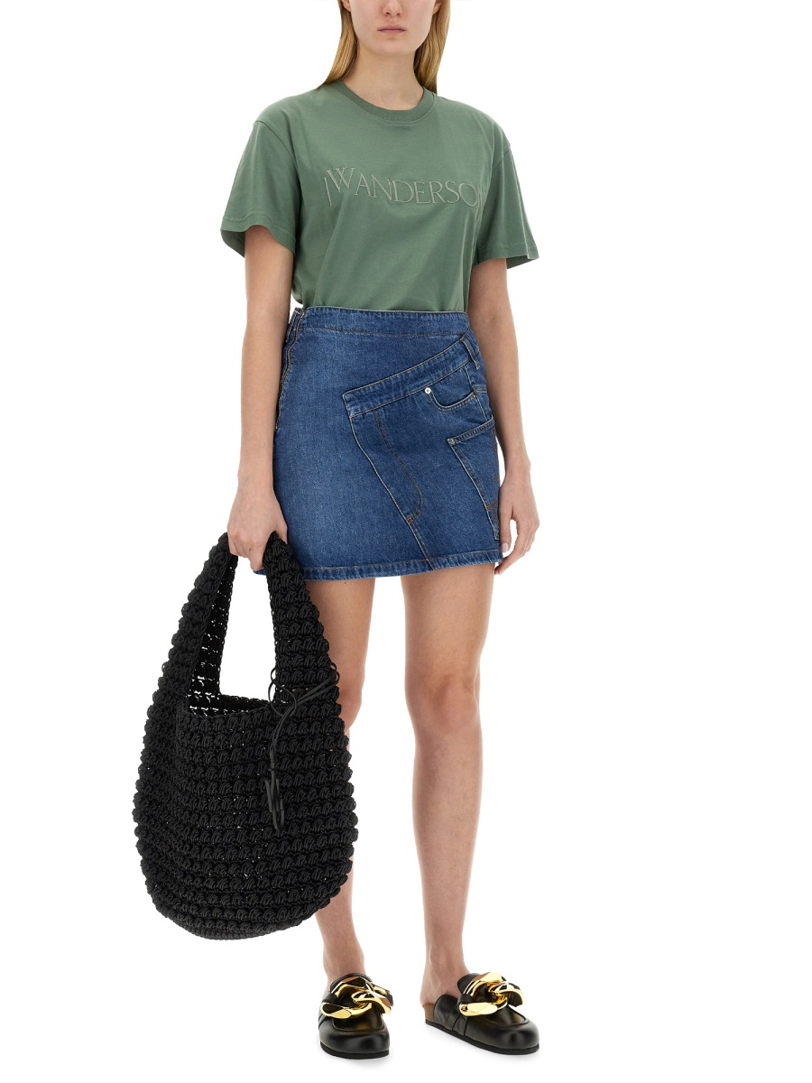 [JW ANDERSON] Mini skirt SS24 DK0020_PG1499804