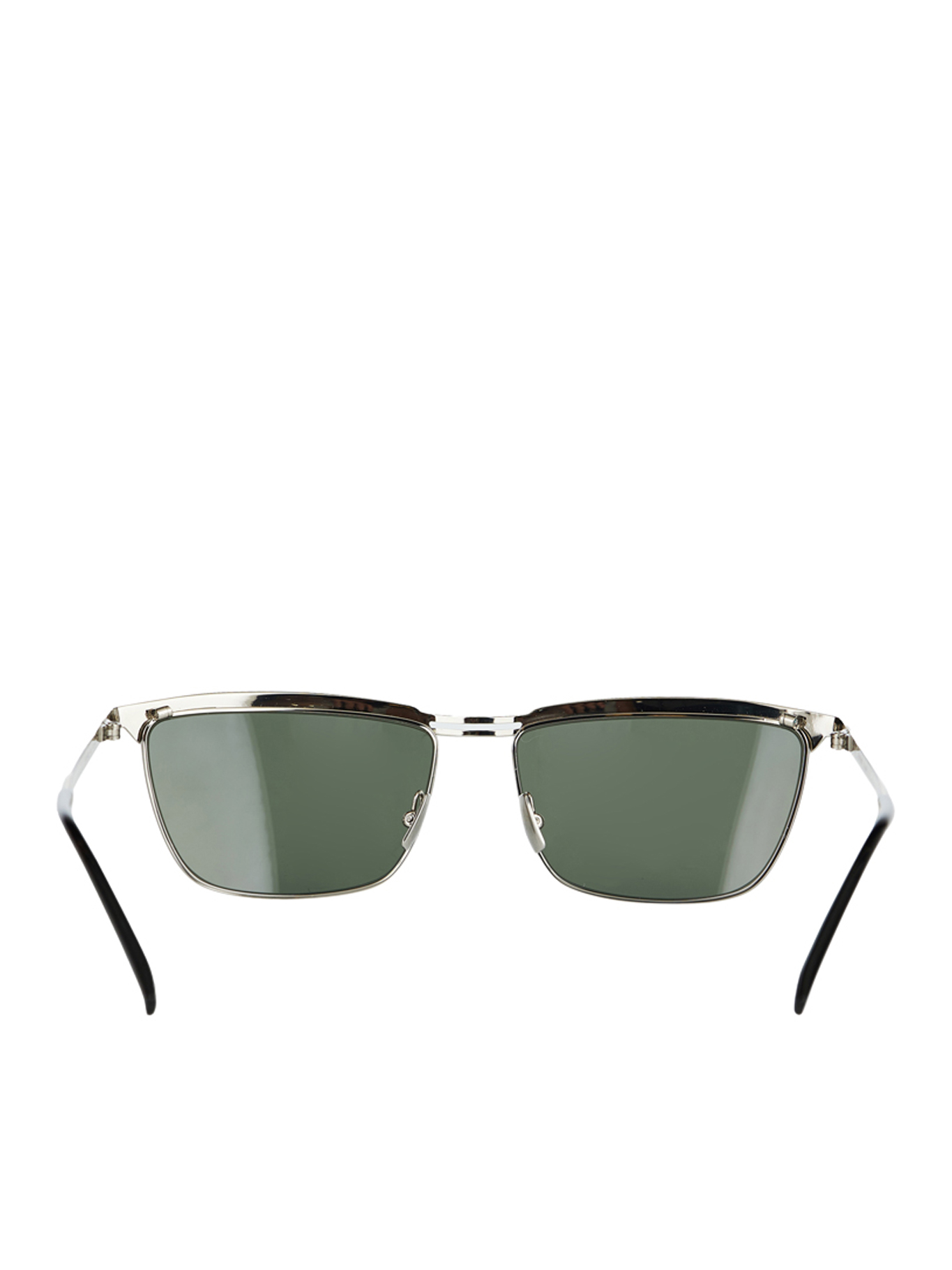 [Saint Laurent] Sunglasses FW25 843043Y99698100 SILV SILV GREY