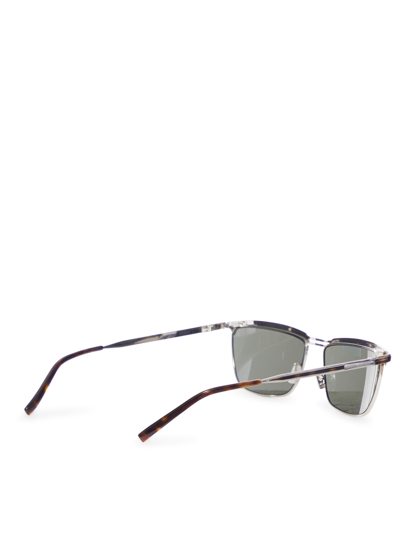 [Saint Laurent] Sunglasses FW25 843043Y99698163 SILV HAV GREY