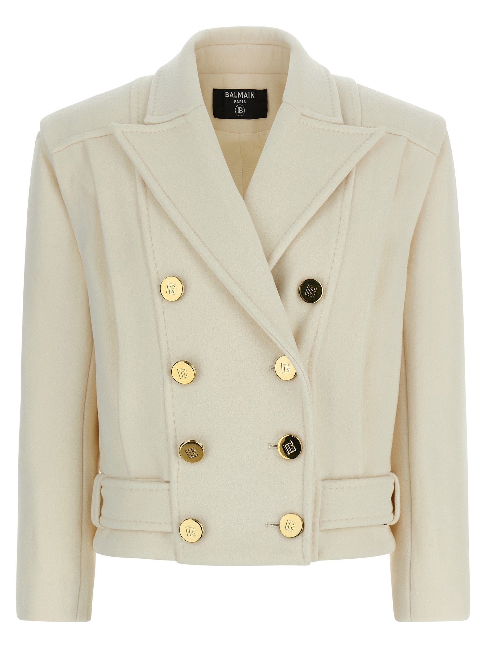 [Balmain] Coat FW25 FF1UA095WB500FA