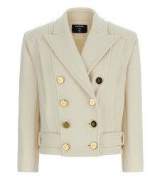 [Balmain] Coat FW25 FF1UA095WB500FA