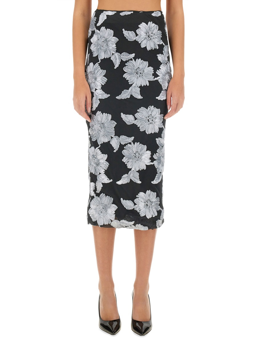 [Rotate Birger Christensen] Long skirt FW24 1130381206_83761206