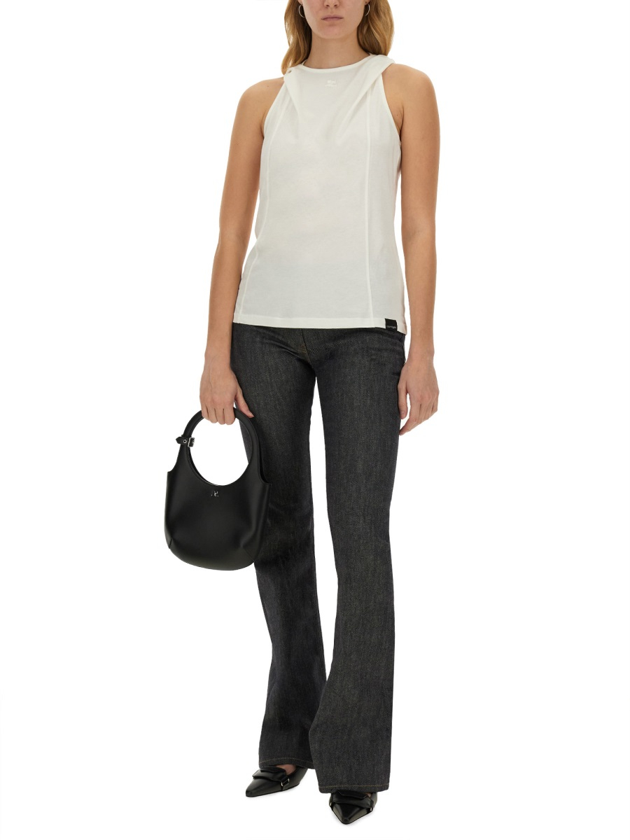 [Courreges] T-shirts Sleeveless FW24 424JDE091JS_01750001