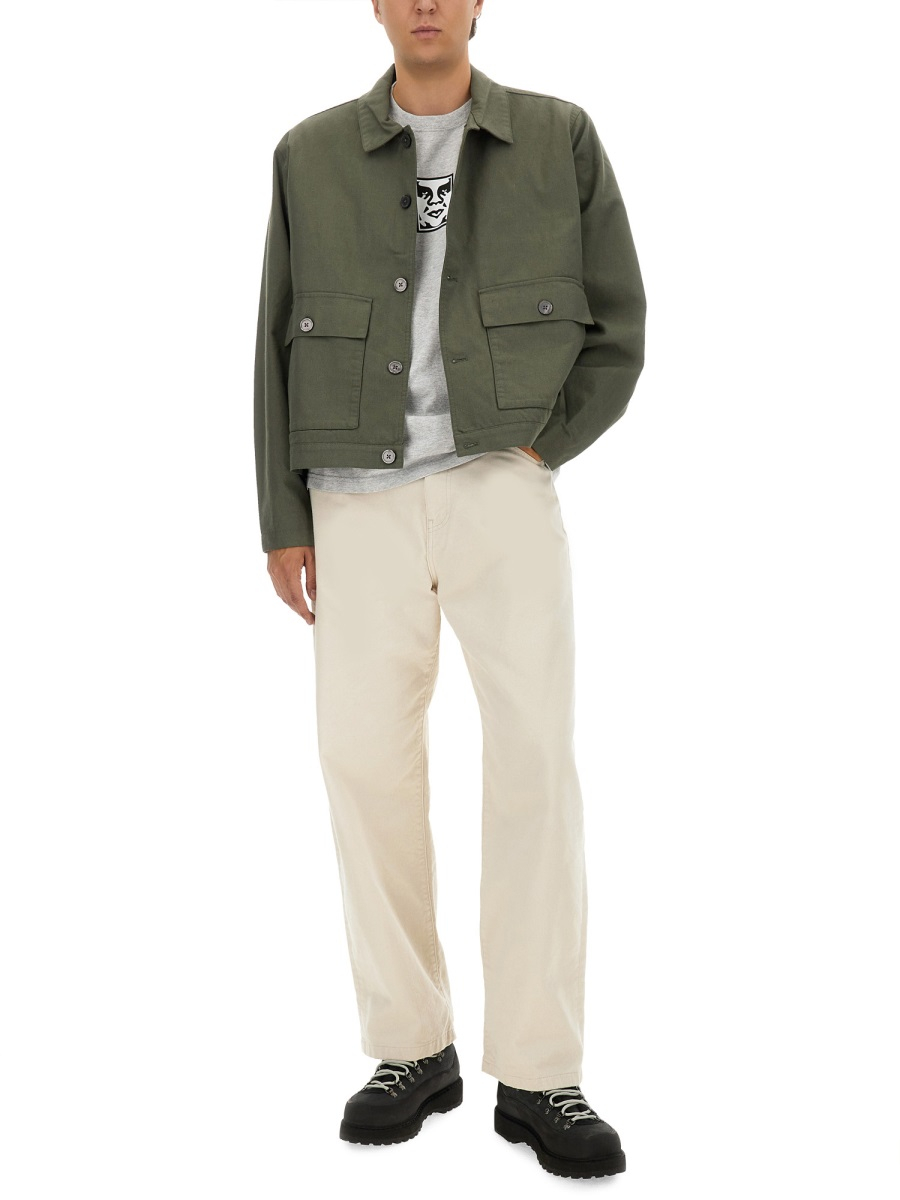 [OBEY] Jacket FW24 121160058_TEALEAF