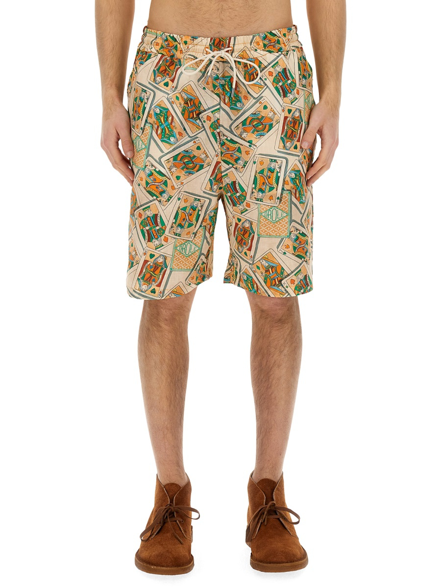 [DROLE DE MONSIEUR] Shorts SS24 BS138_LI002PEACH