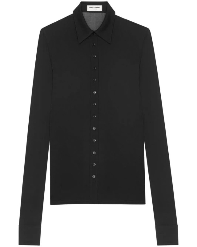 [Saint Laurent] Shirts Long Sleeve SS26 773498 Y5I35