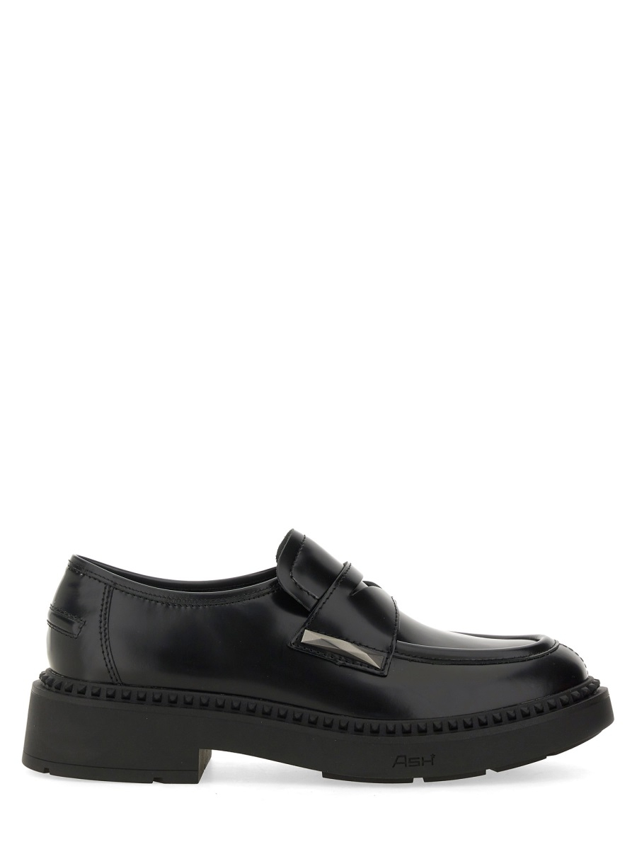[ASH] Loafer FW24 MEDUSA_POLISHCALFBLACK