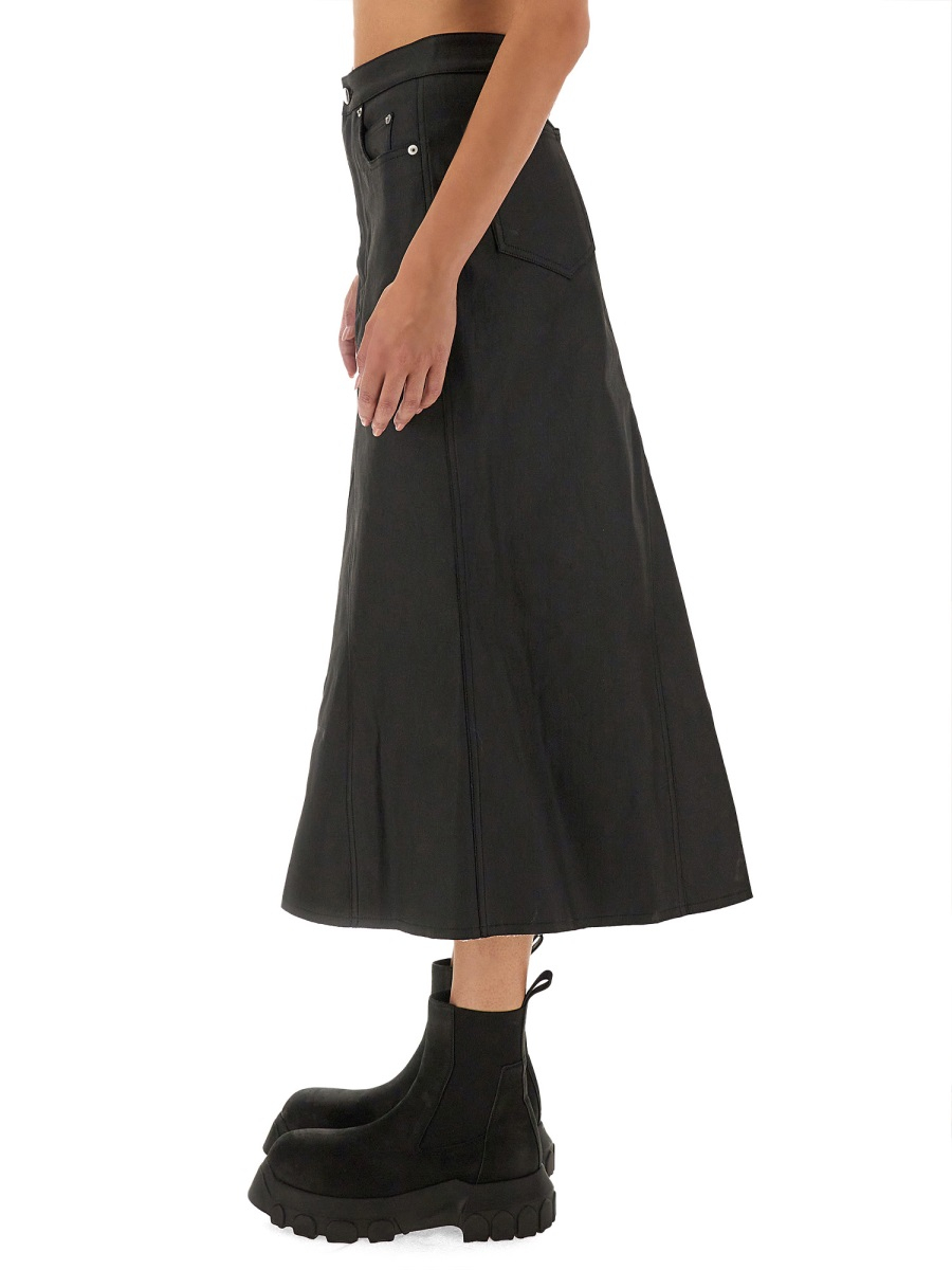 [Rick Owens] Long skirt FW24 RP02D3349_SMT09