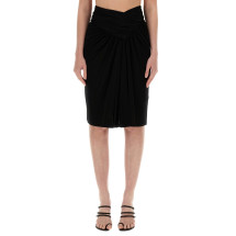 [Saint Laurent] Midi skirt SS24 776439_Y7F981000