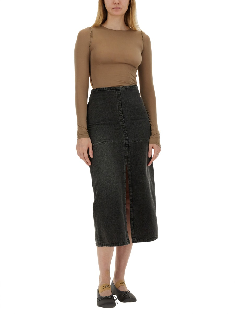[MM6 Maison Margiela] Midi skirt SS24 S62ME0009_M30009859