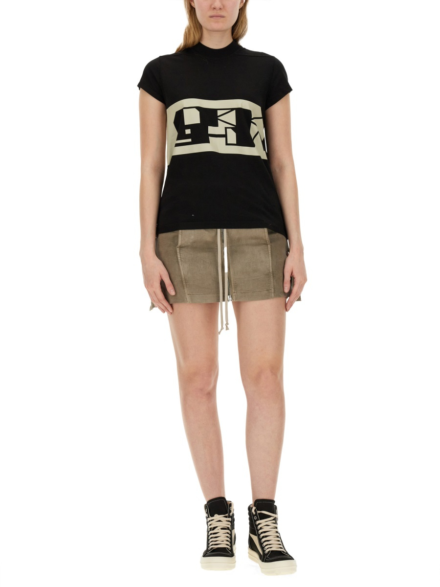 [RICK OWENS DRKSHDW] Mini skirt SS24 DS01D1344_SCF08