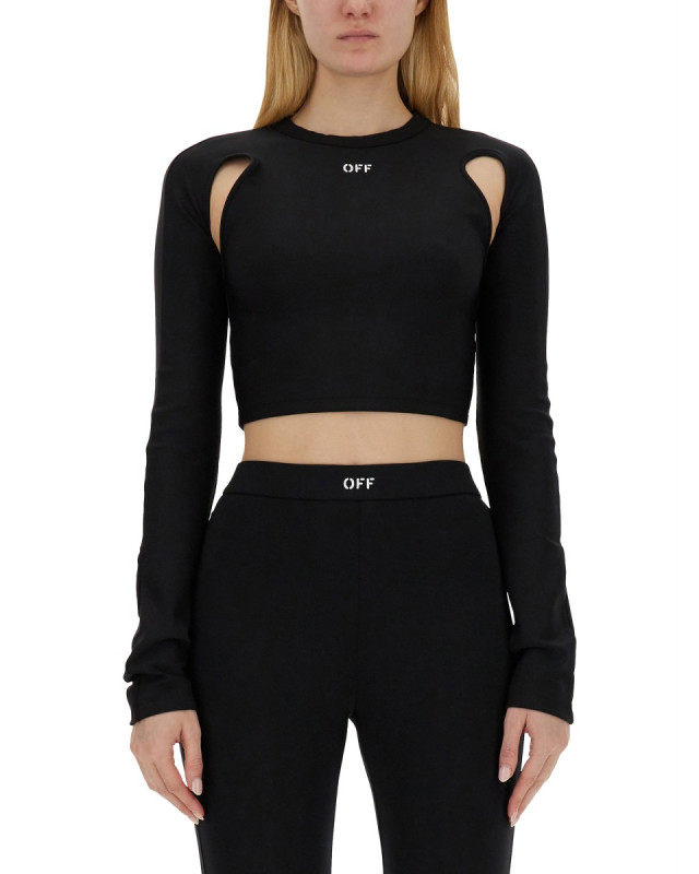 [Off-White] T-shirts Long Sleeve SS24 OWAD211_C99JER0011001