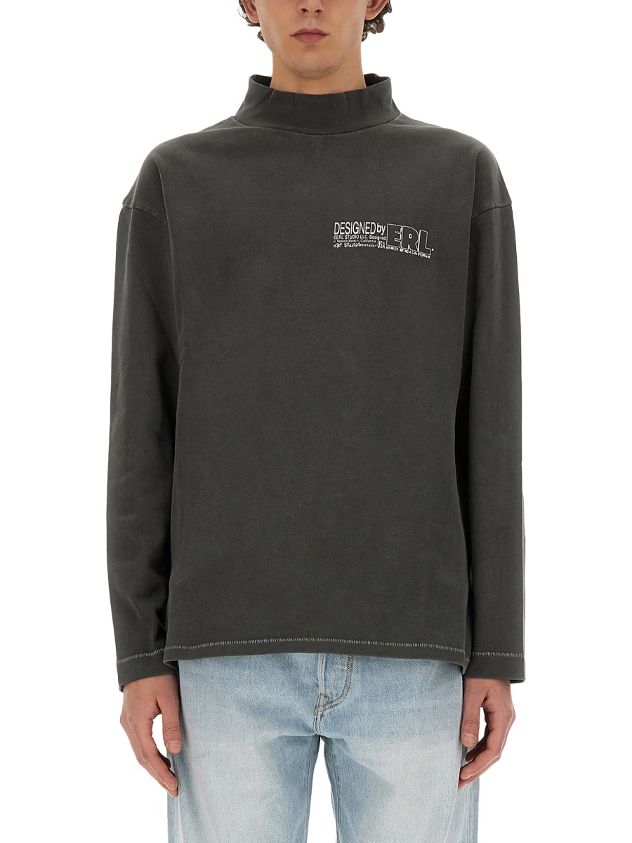 [ERL] T-shirts Long Sleeve SS24 ERL08T010_BLACK