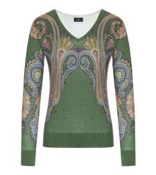 [Etro] T-shirts Long Sleeve FW26 WRKE0024AK171X0893 GREEN