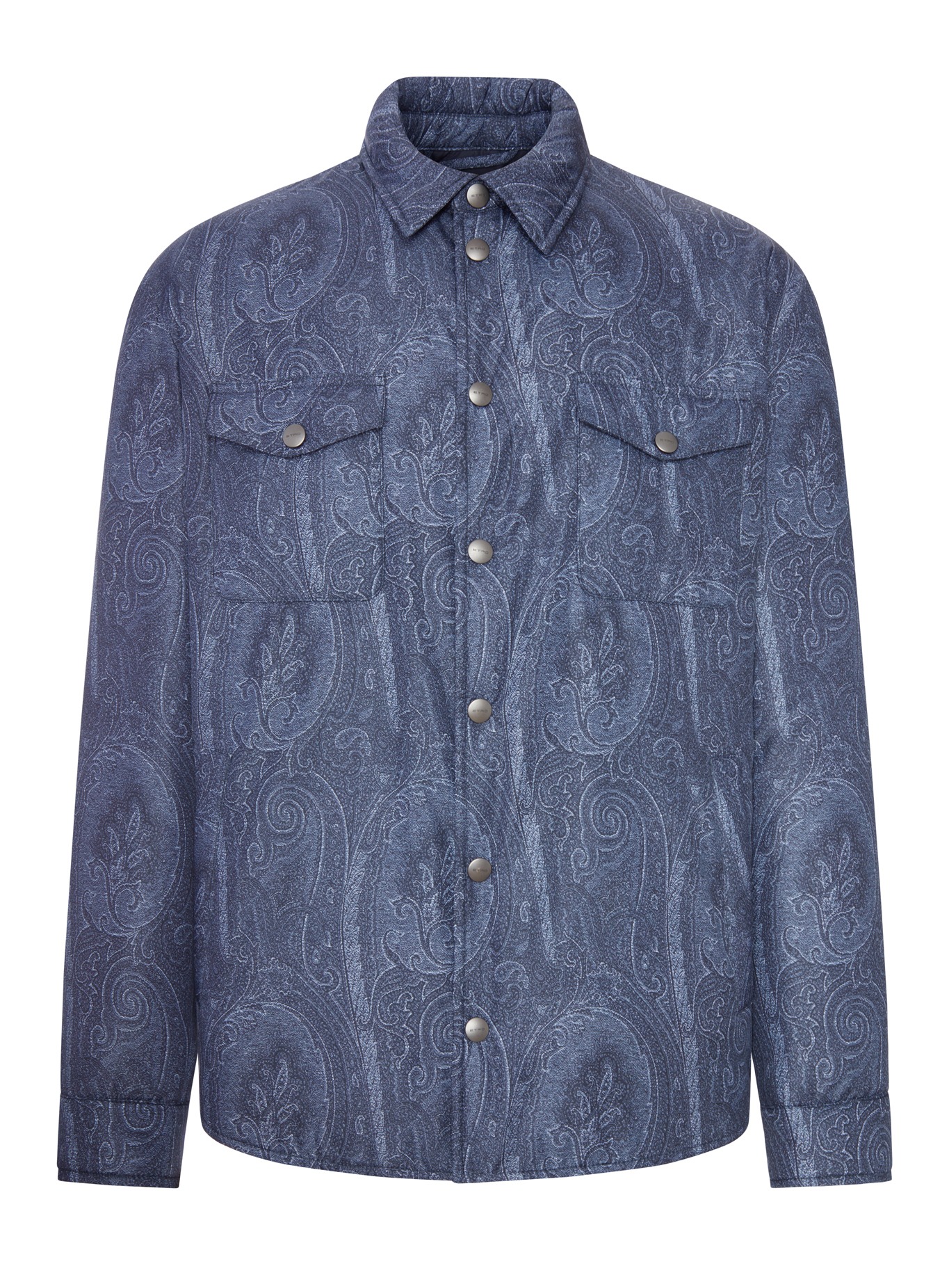 [Etro] Shirts Long Sleeve FW26 MRBA010999SASZ5X0883 BLUE