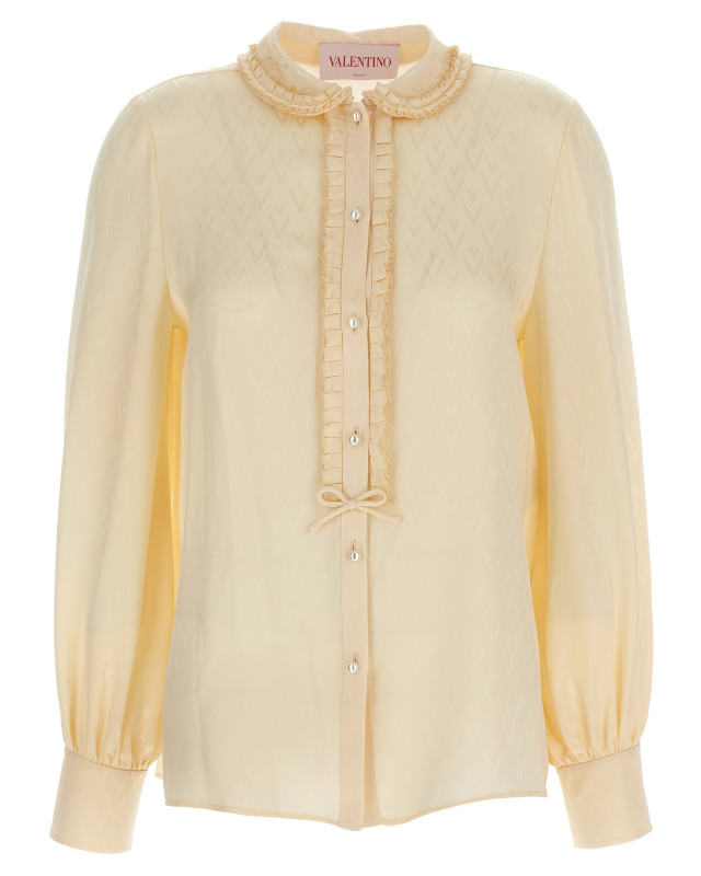 [Valentino Garavani] Shirts Long Sleeve SS25 6B0AB7M093LET5