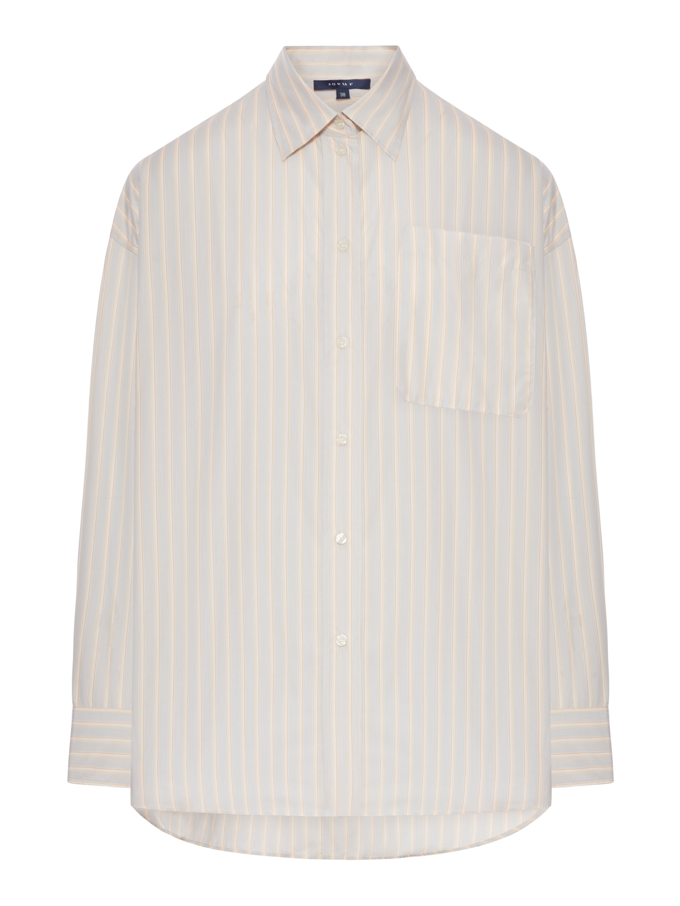[Soeur] Shirts Long Sleeve SS26 CHE0893CARLOTTAORA1826S ORANGE GRIS