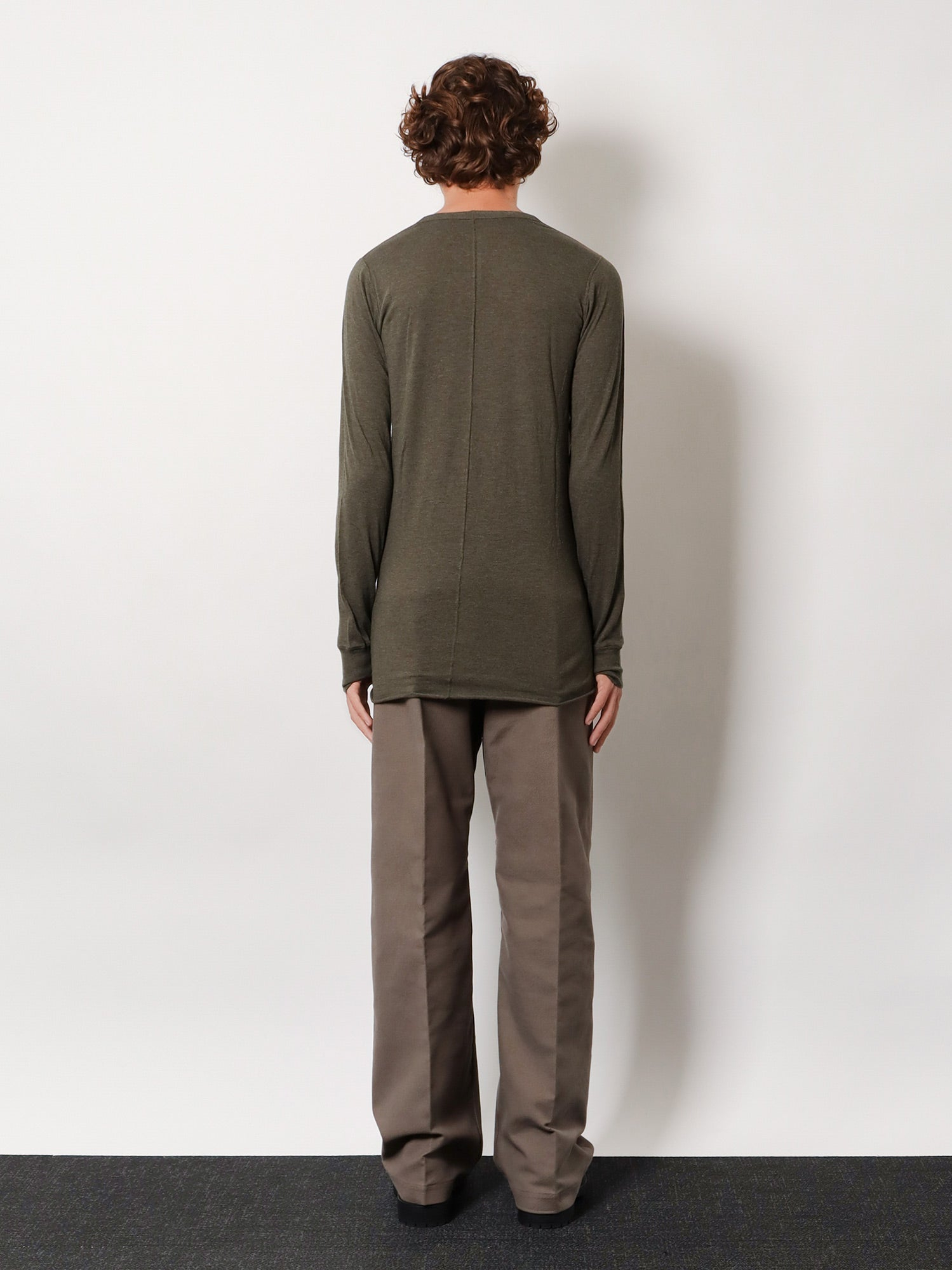 [Rick Owens] T-shirts Long Sleeve FW25 RU02E1252JR25