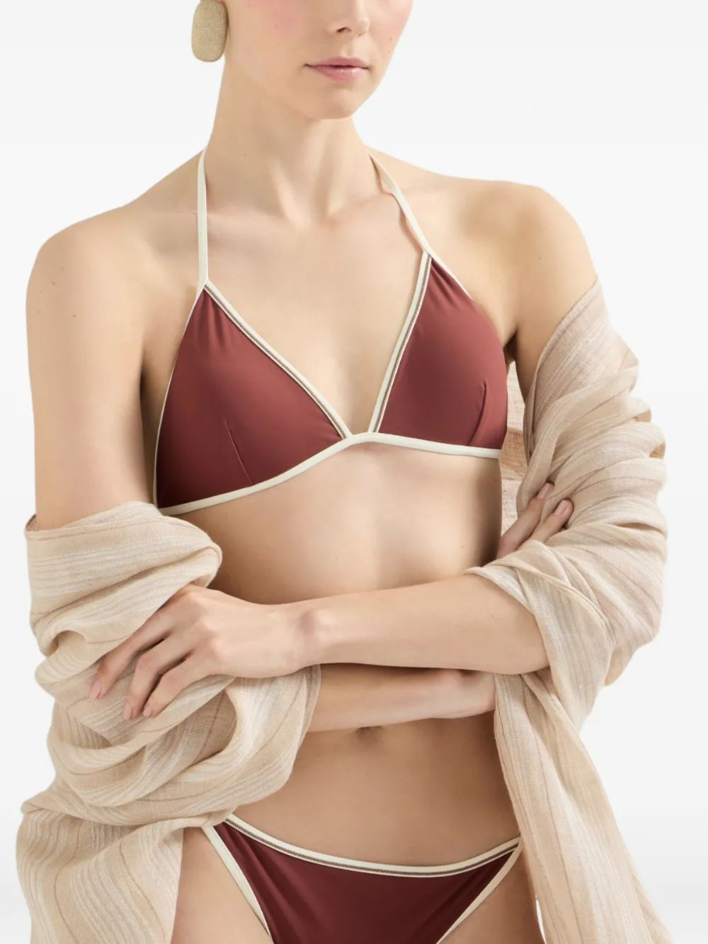 [Brunello Cucinelli] Swimsuit SS26 MQ965VS869C9093