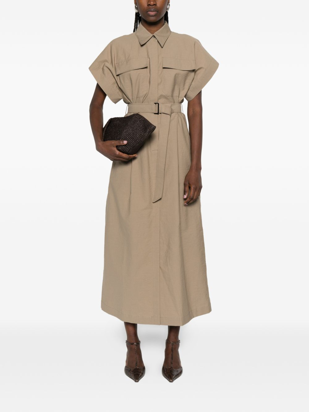 [Brunello Cucinelli] Short sleeve dress SS26 ML140A5475C9325
