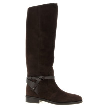 [Jimmy Choo] Long Boots FW25 LAWTONKBFLATALRCHOCOLATE
