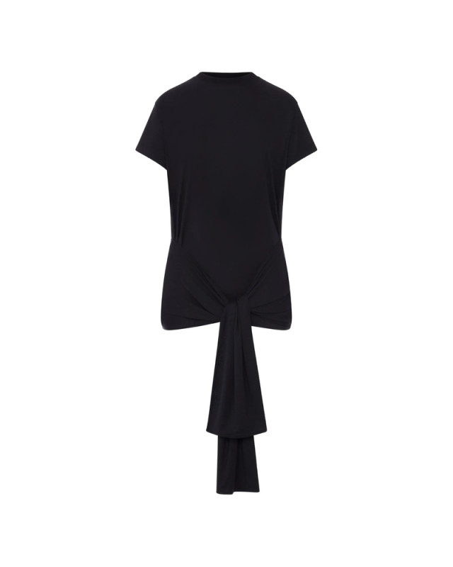 [TOTEME] T-shirts Short Sleeve FW26 263-WRT0755 FB0419-001 BLACK