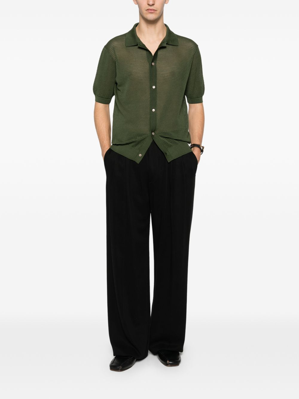[Tagliatore 0205] Shirts Short Sleeve SS26 TRACYPWE2609VERDE