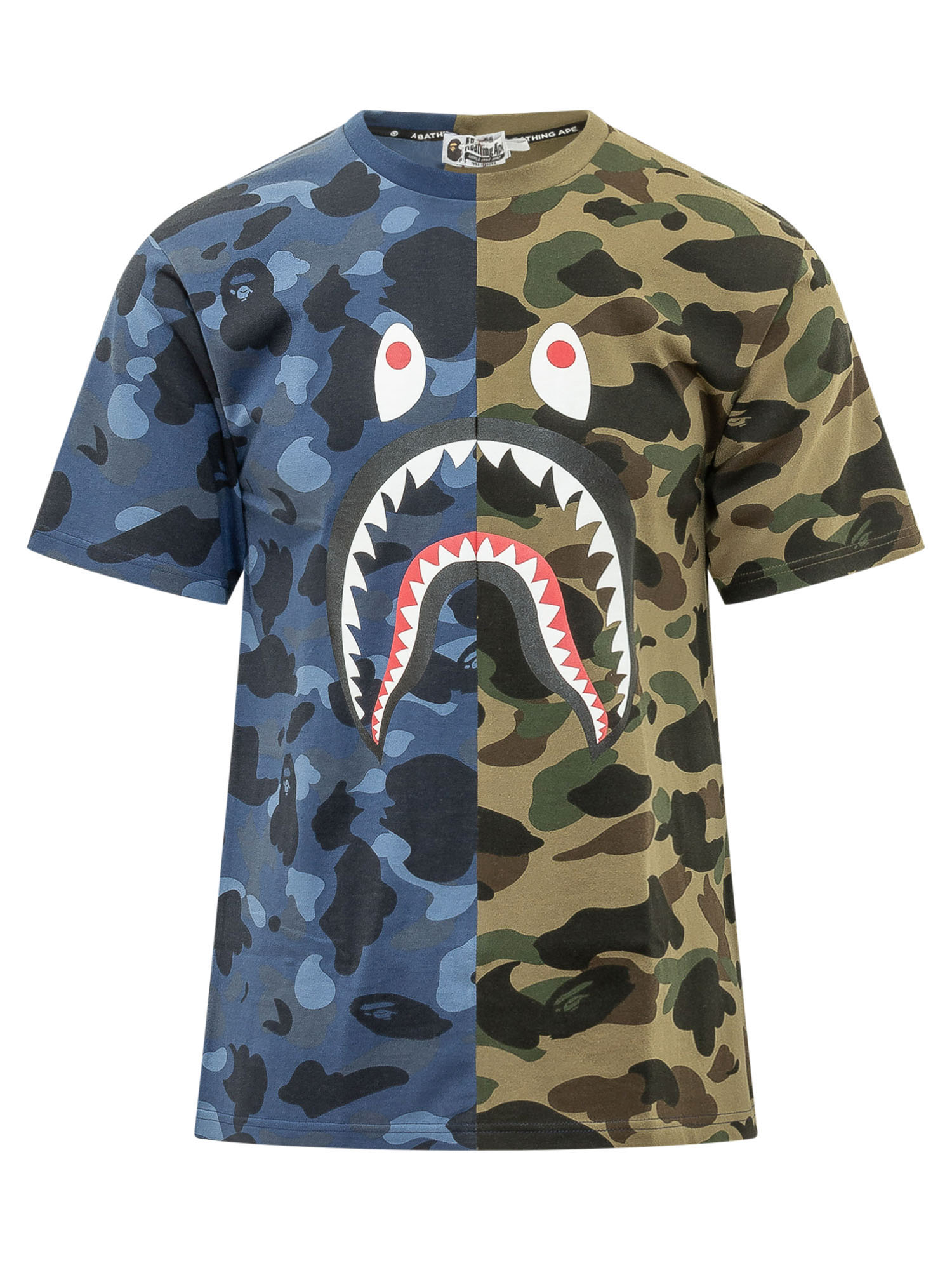 [BAPE] T-shirts Short Sleeve SS26 001CSM301009M NAVY