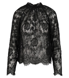 [Self-portrait] Blouse CO PF26-032TA-BBLACK