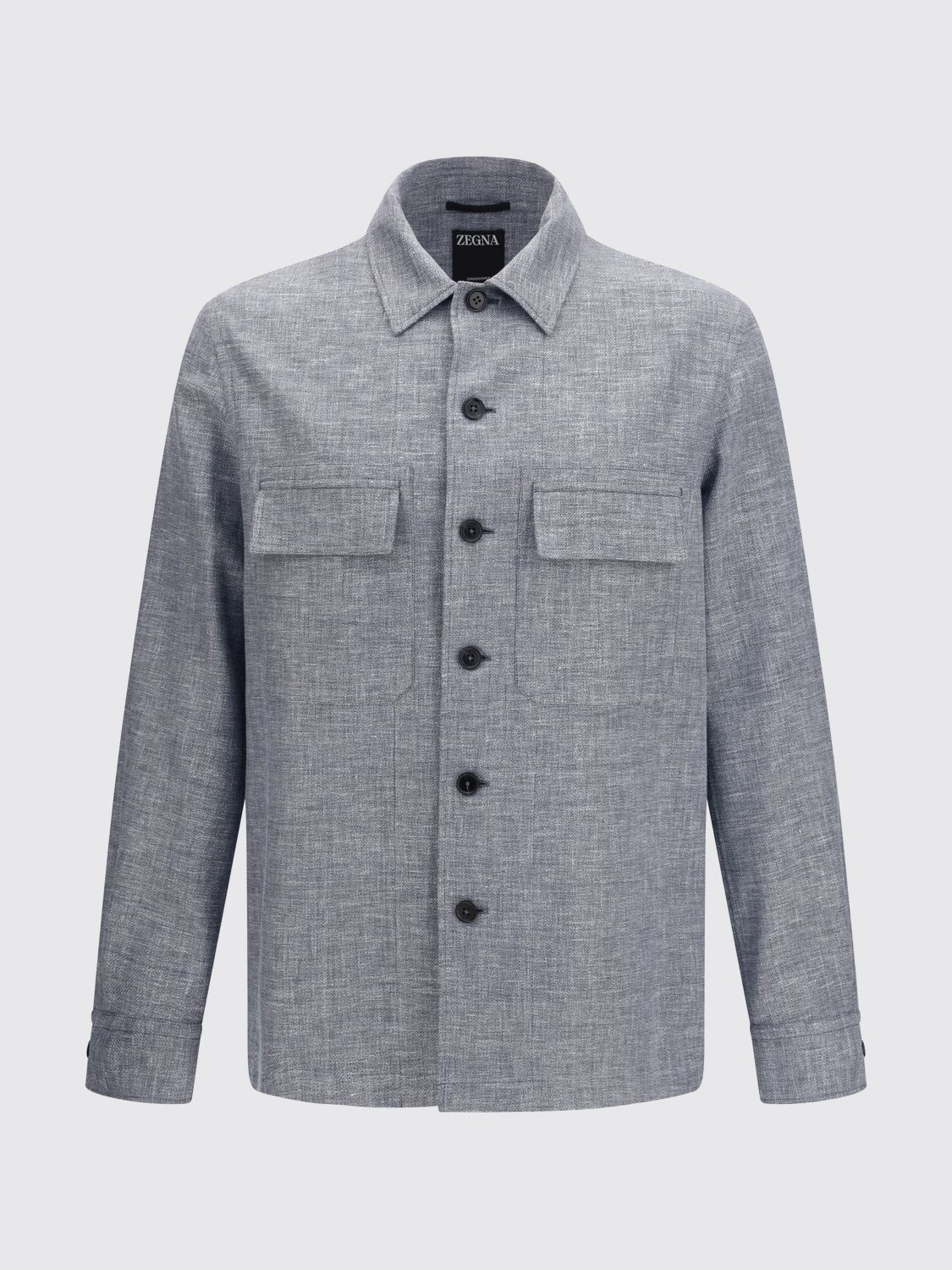 [ZEGNA] Shirts Long Sleeve SS26 UHV22A3SOT6BB07G 054