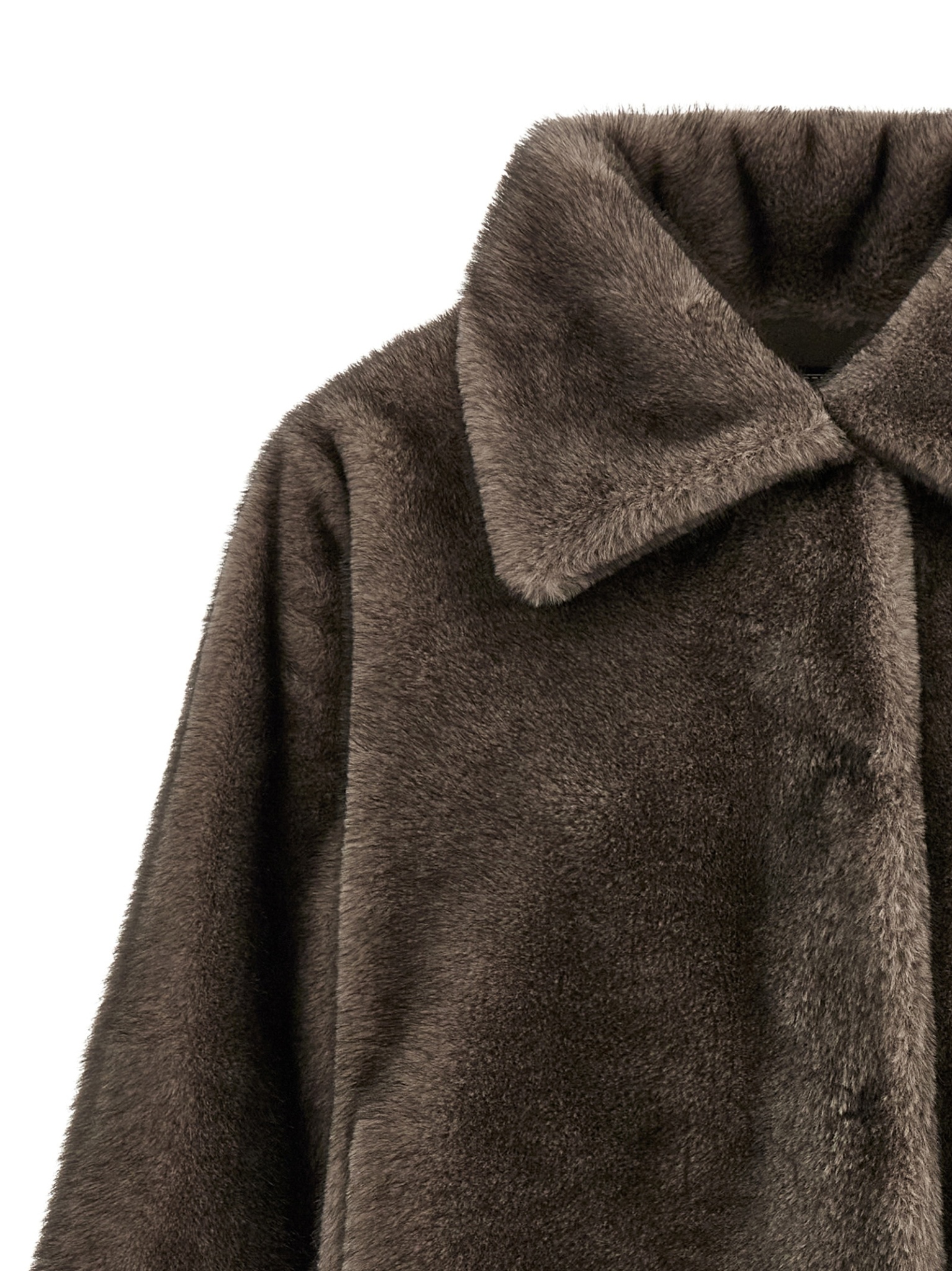[LOU ANDREA] Fur Jacket FW25 MK2566SILVERGREY