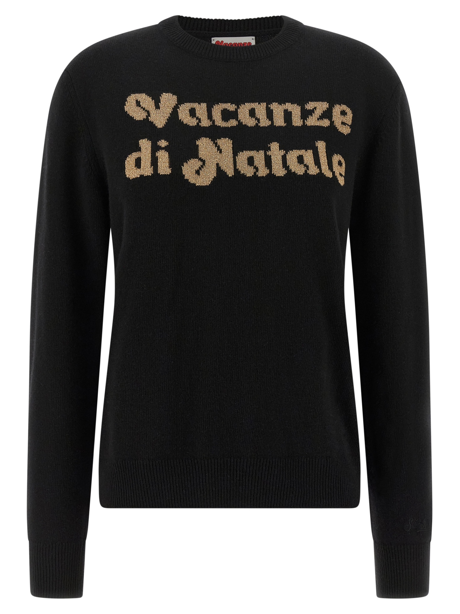 [MC2 Saint Barth] Knitwear FW25 QUE001000432IVACANZELOGO00OR