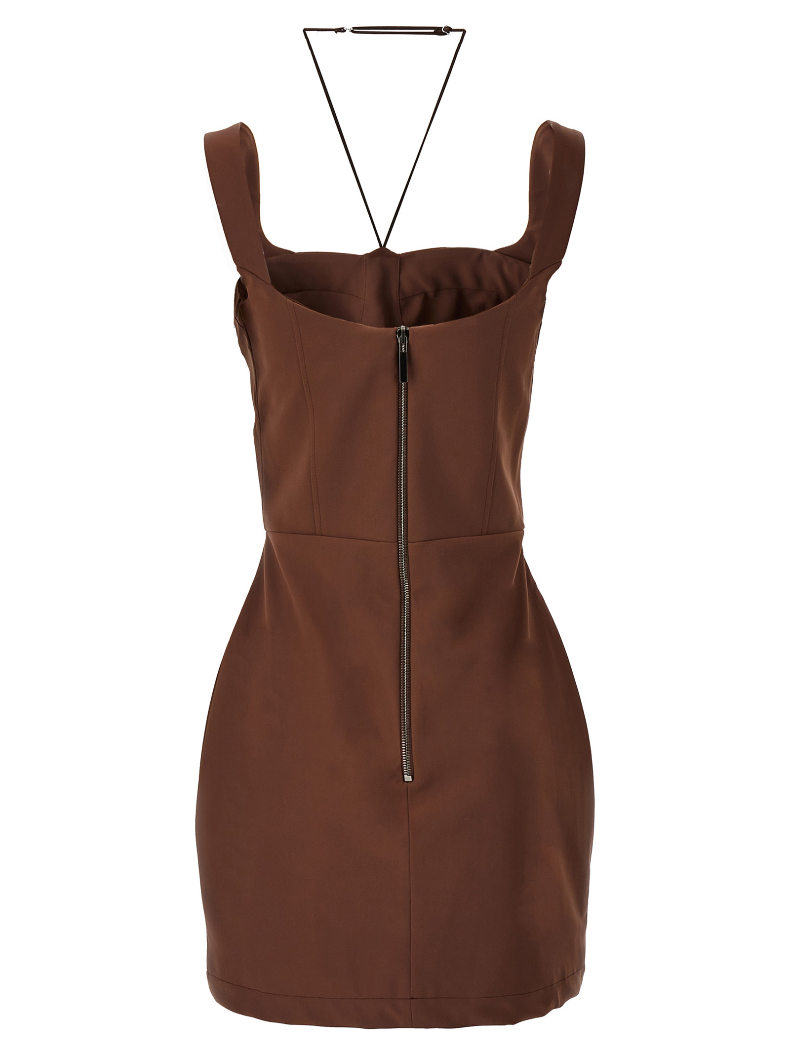 [Nensi Dojaka] Sleeveless dress SS25 NDSS25DR243BROWN