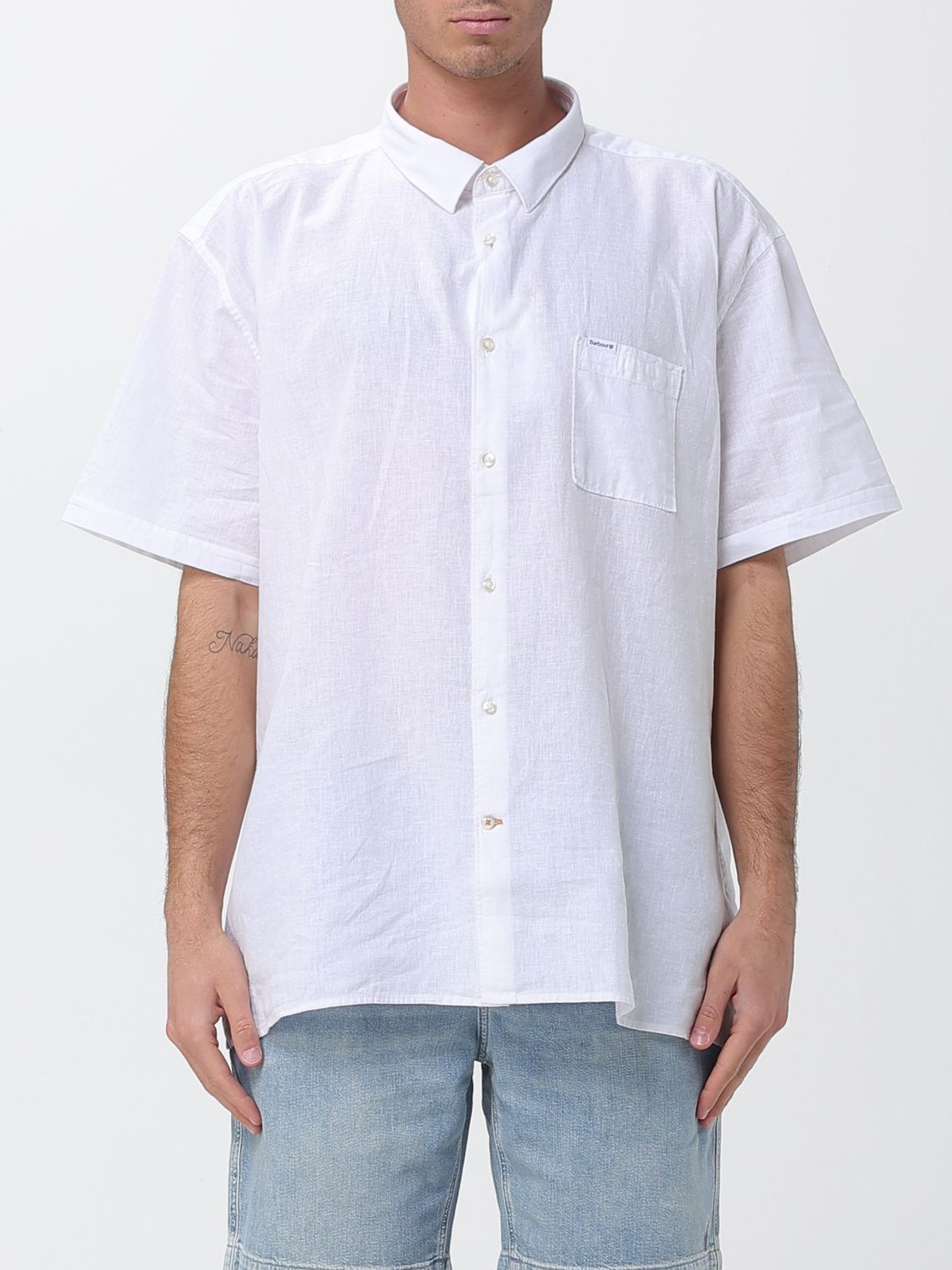 [Barbour] Shirts Short Sleeve SS26 MSH5093 WH11