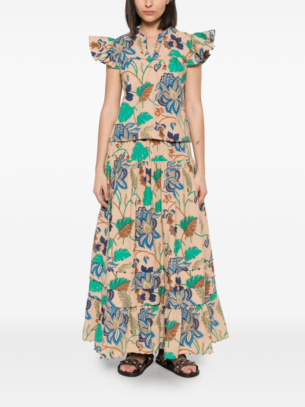 [PHILIPPA 1970] Long skirt SS26 WENDYSBEIGE