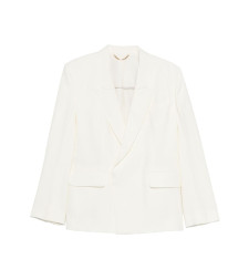 [VICTORIA BECKHAM] Jacket SS26 1126WJK006911CIVORY
