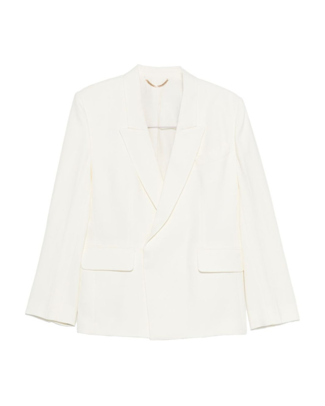 [VICTORIA BECKHAM] Jacket SS26 1126WJK006911CIVORY