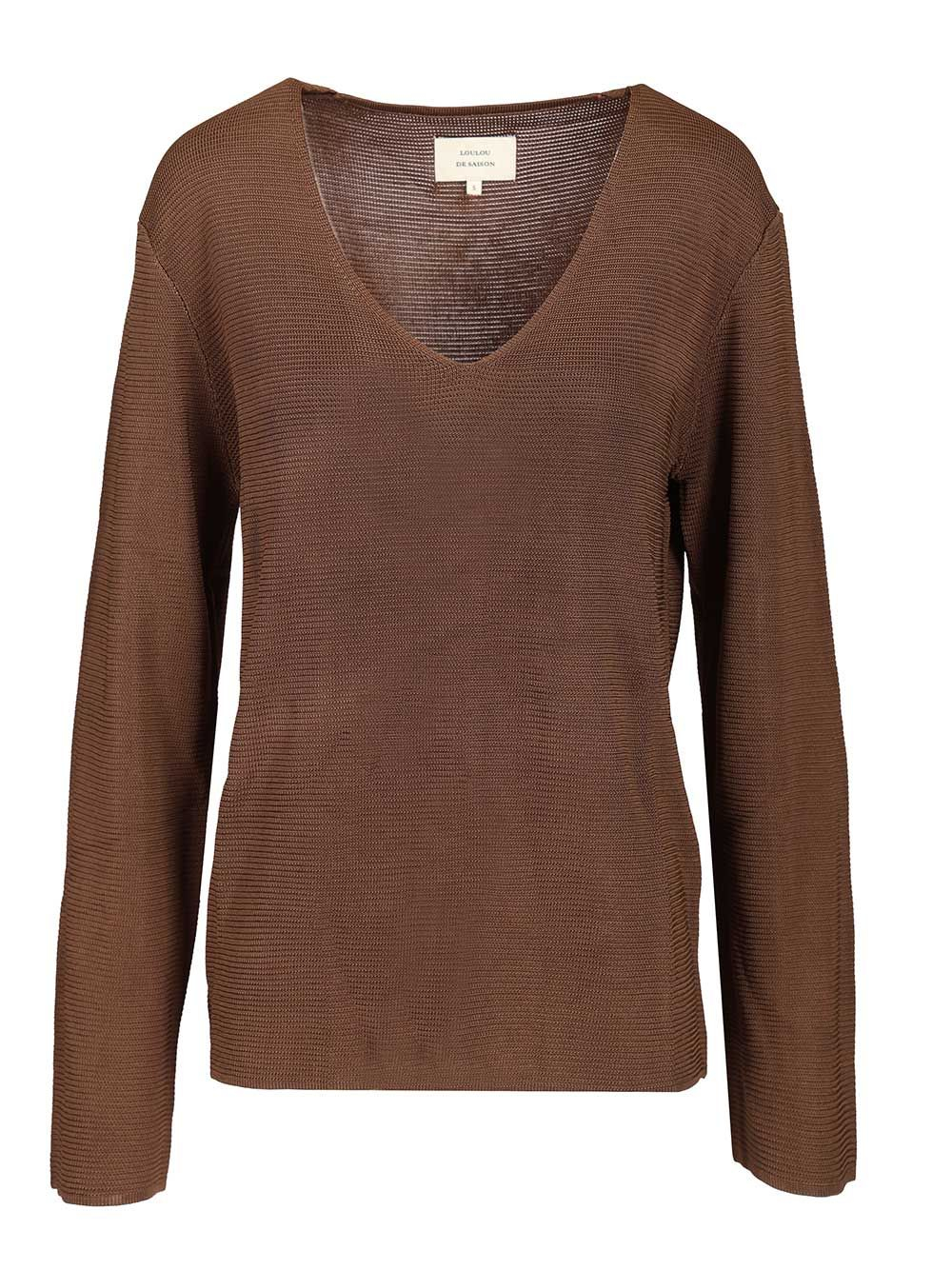 [LouLou De Saison] Knitwear SS26 SAYA 01BROWN