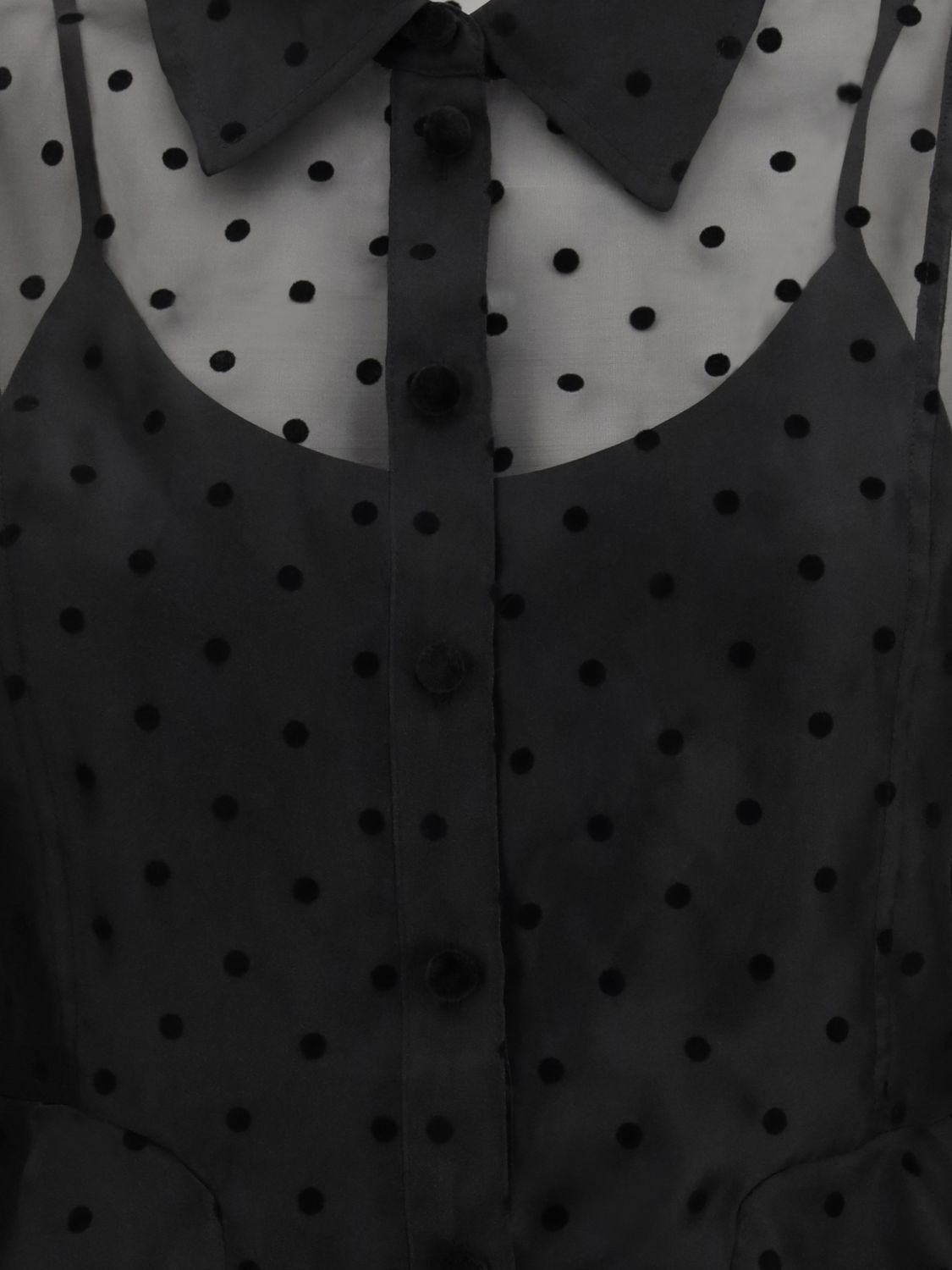 [GANNI] Shirts Long Sleeve SS26 A1040083 099